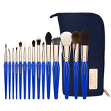 Golden Triangle PHASE II COMPLETE 15PC. BRUSH SET WITH POUCH