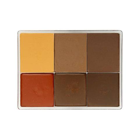 FIRST by Make Up First (MAQPRO) 6 Color Fard Cream Foundation Palette